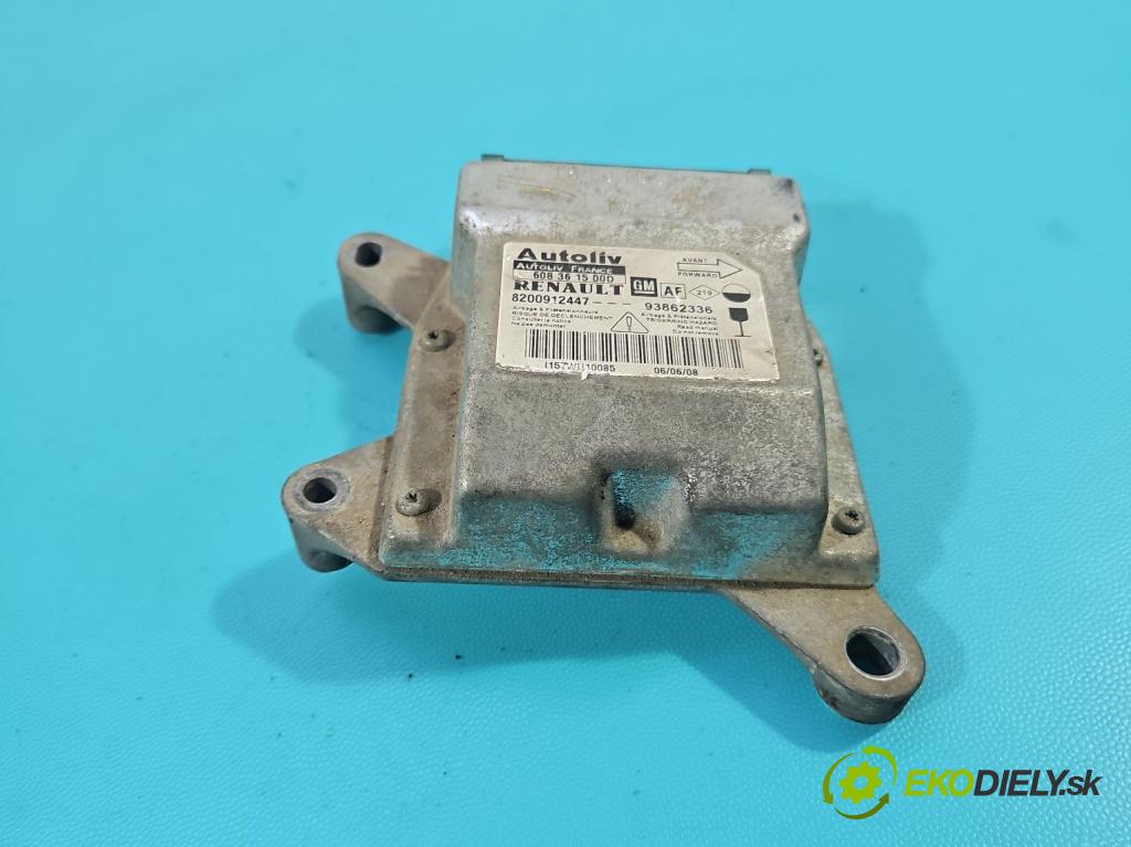 Nissan Primastar 2001-2014 2.0 dci 114 hp manual 84 kW 1995 cm3 5- řídící jednotka polštáře: 8200912447