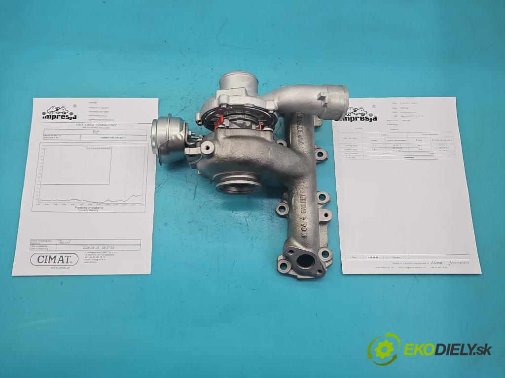 Fiat Croma II 2005-2010 1.9 jtd 120 hp manual 88 kW 1910 cm3 5- Turbodmychadlo repasováno 755042-3
