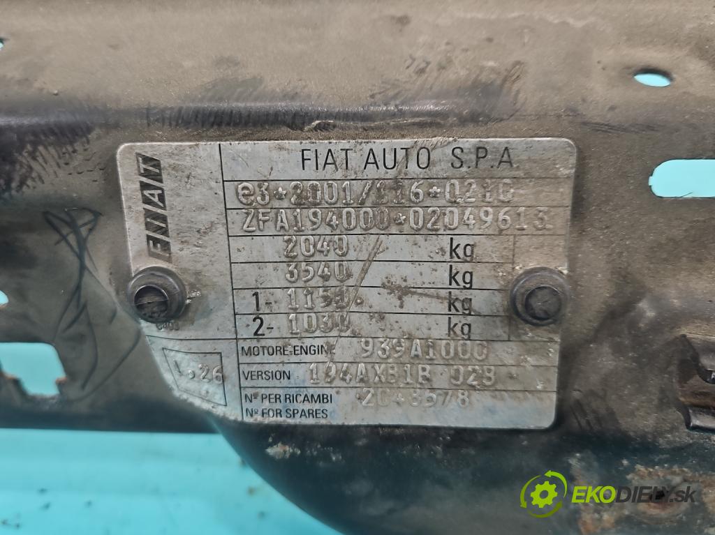 Fiat Croma II 2005-2010 1.9 jtd 120 hp manual 88 kW 1910 cm3 5- stěna přední  (Přední výztuha)