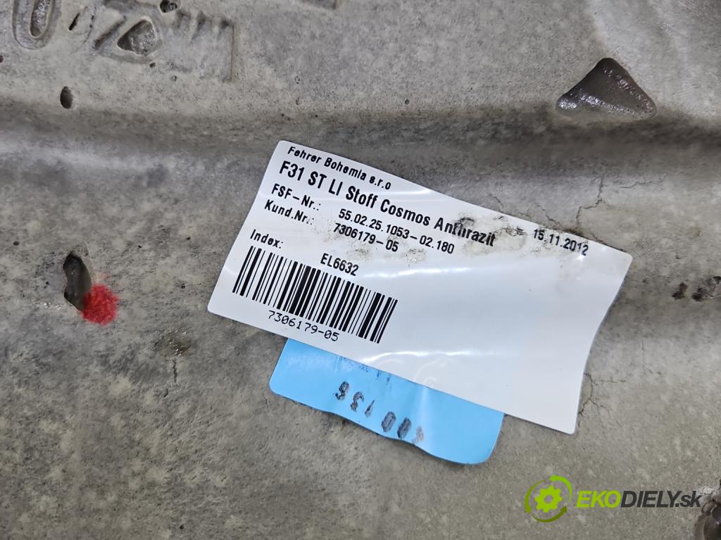 Bmw 3 F30 2011-2018 2.0d 184hp manual 135 kW 1995 cm3 5- Pohovka: zadné  (Sedadlo)