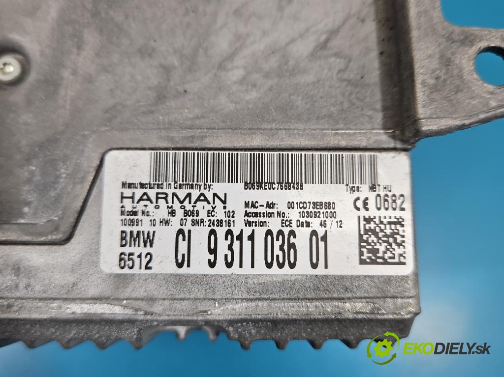 Bmw 3 F30 2011-2018 2.0d 184 hp manual 135 kW 1995 cm3 5- Navigace: čtečka 9311036