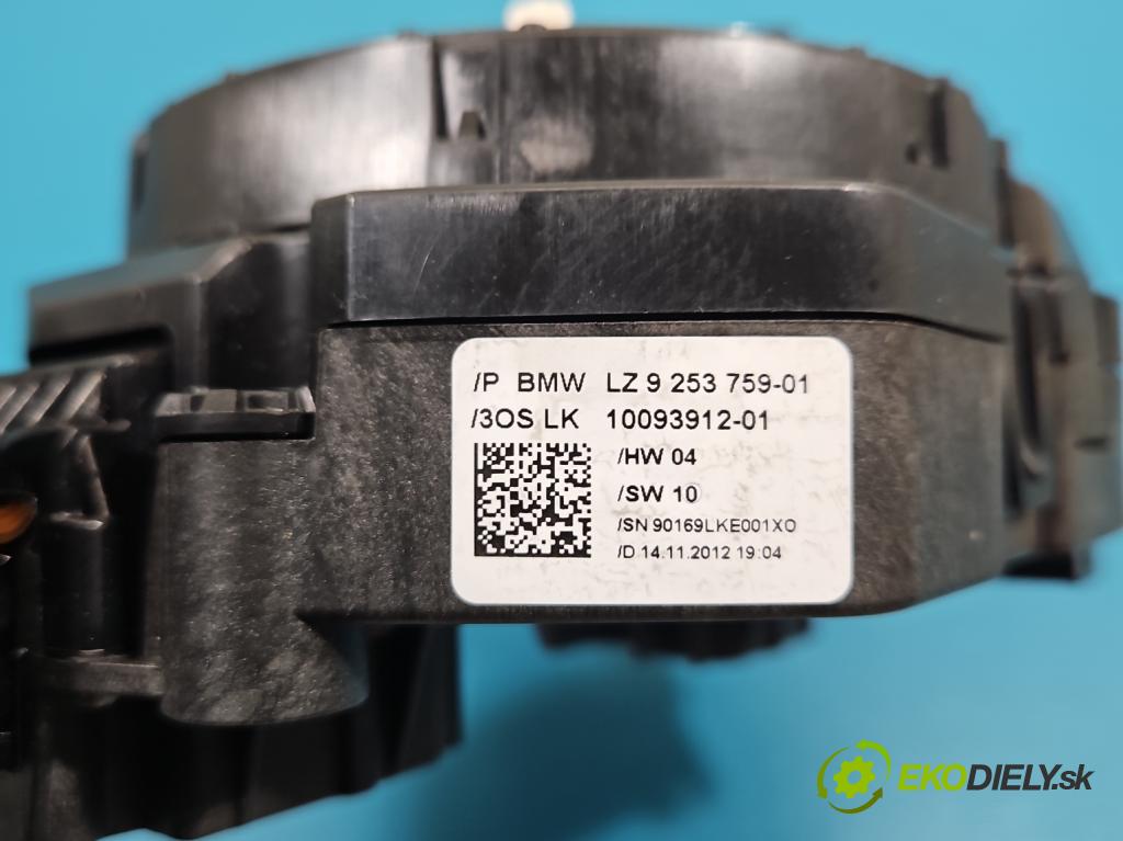 Bmw 3 F30 2011-2018 2.0d 184hp manual 135 kW 1995 cm3 5- prepínač komplex: 9253759 (Prepínacie páčky pod volantom)