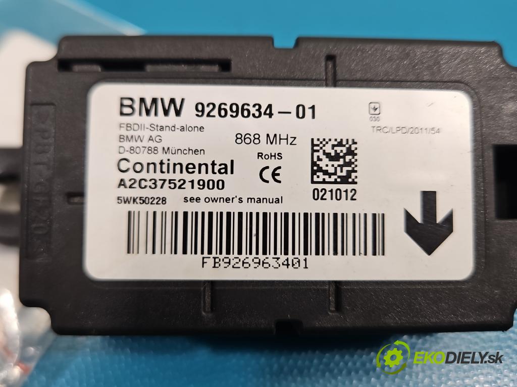 Bmw 3 F30 2011-2018 2.0d 184 hp manual 135 kW 1995 cm3 5- řídící jednotka 9269634-01