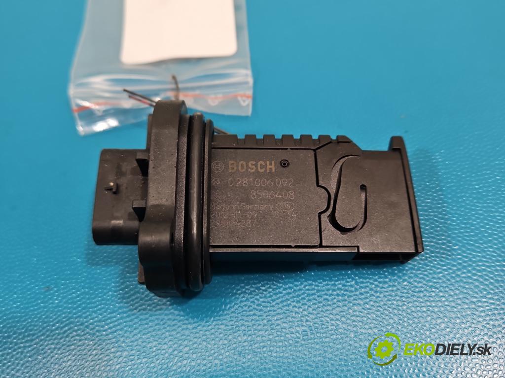 Bmw 3 F30 2011-2018 2.0d 184hp manual 135 kW 1995 cm3 5- průtokoměr: 0281006092 (Váha vzduchu)