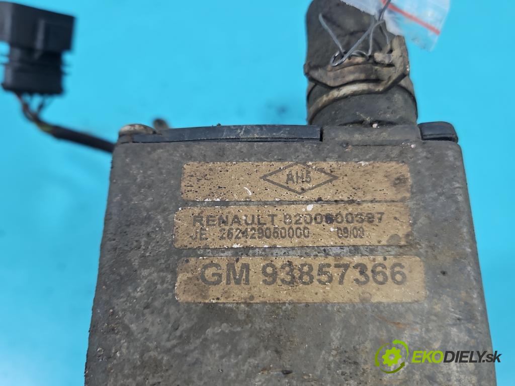 Nissan Primastar 2001-2014 2.0 dci 114 hp manual 84 kW 1995 cm3 5- Webasto 93857366 (Webasto (nezávislé topení))