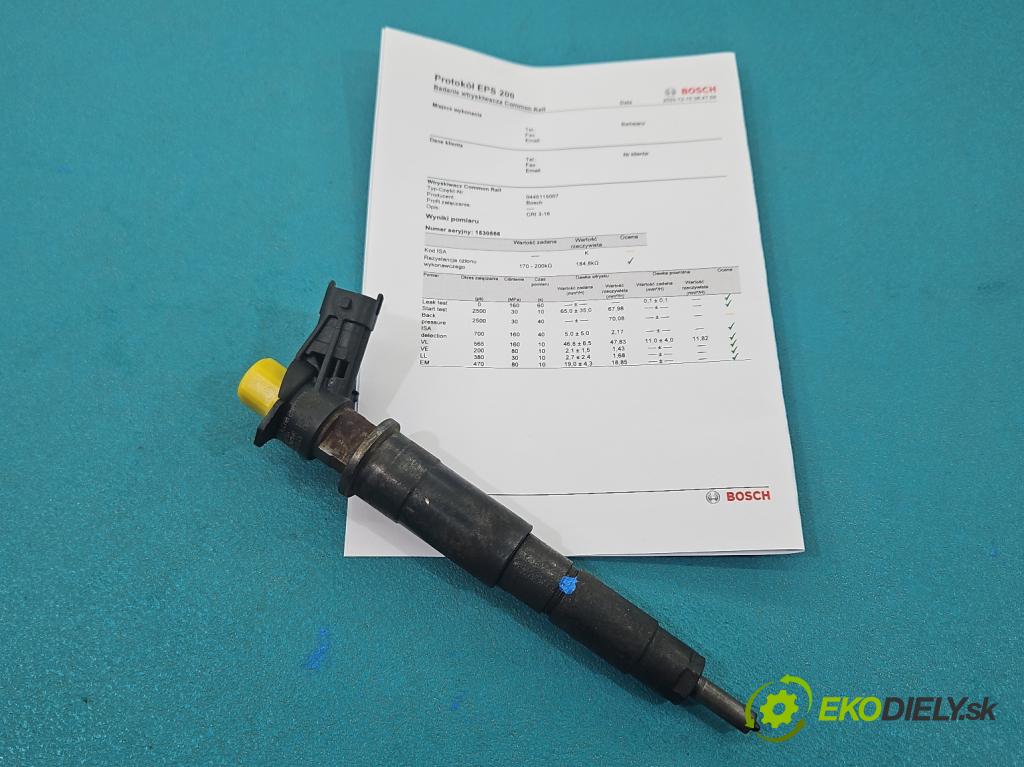 Nissan Primastar 2001-2014 2.0 dci 114 HP manual 84 kW 1995 cm3 5- vstrek 0445115007 (Vstrekovač paliva)