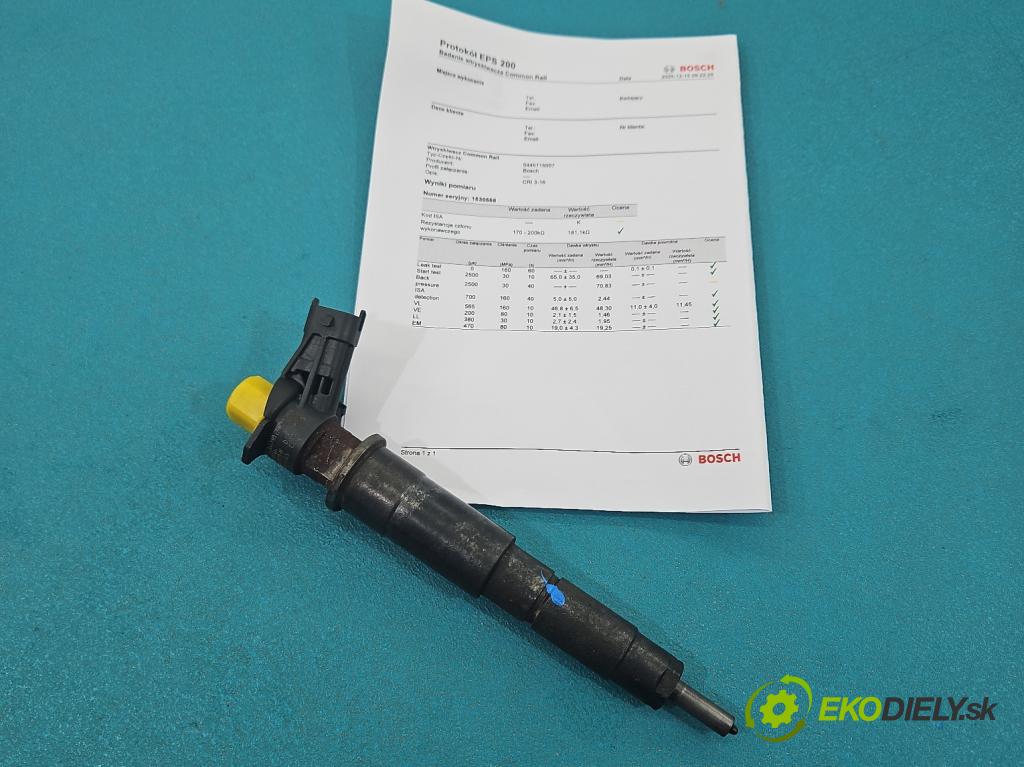 Nissan Primastar 2001-2014 2.0 dci 114 HP manual 84 kW 1995 cm3 5- vstrek 0445115007 (Vstrekovač paliva)