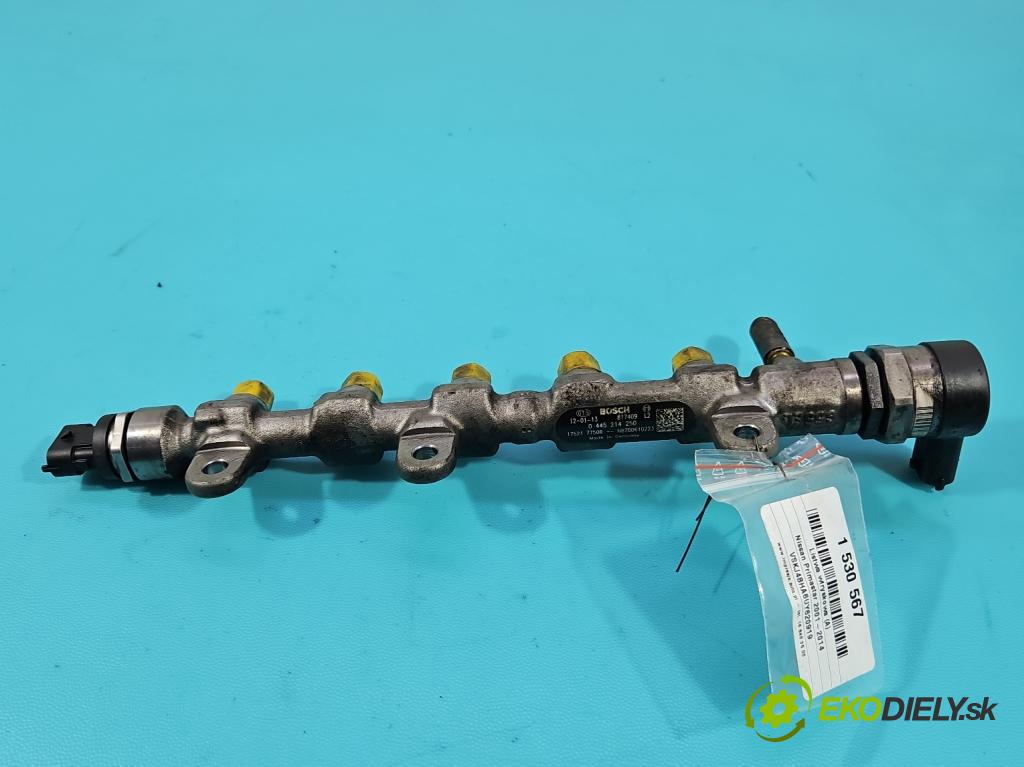 Nissan Primastar 2001-2014 2.0 dci 114 HP manual 84 kW 1995 cm3 5- lišta vstrekovacia 0445214250 (Vstrekovacia lišta)