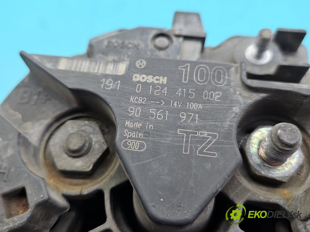 Opel Astra II 1998-2009 1.6 16v 101 HP manual 74 kW 1598 cm3 5- Alternator 90561971 (Alternátor)