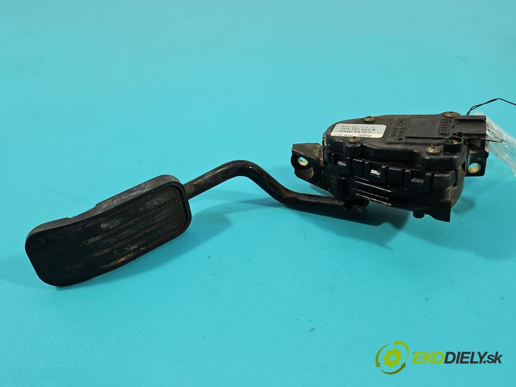 Vw Transporter T4 1990-2003 2.5 TDI 88 hp manual 65 kW 2461 cm3 5- pedal plyn: potenciometr: 7D1721603B