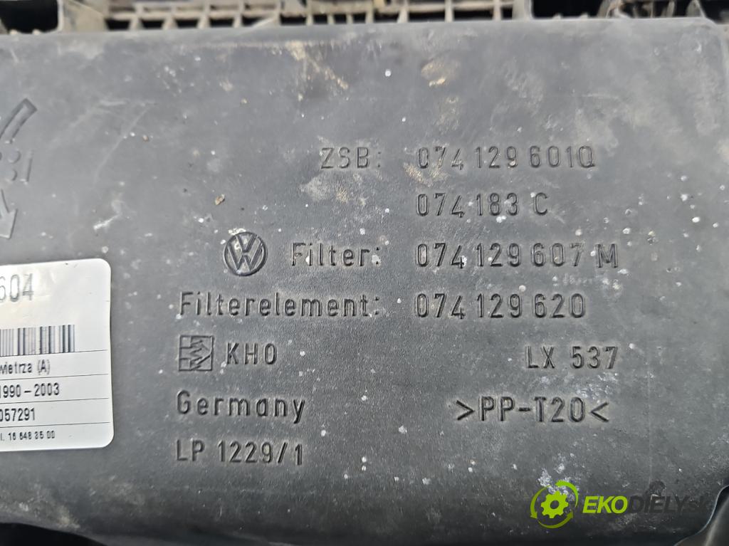 Vw Transporter T4 1990-2003 2.5 TDI 88 HP manual 65 kW 2461 cm3 5- obal filtra vzduchu 074129601Q (Obal vzduchového filtra)