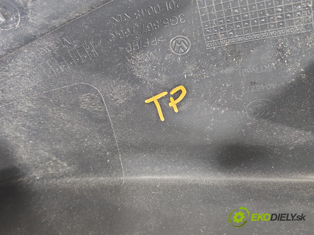 Vw Passat B8 2014 - 1.4 tsi 125 hp manual 92 kW 1395 cm3 4- kryt plastová 3G5867766C