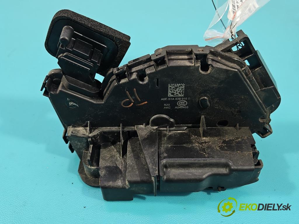 Vw Passat B8 2014 - 1.4 tsi 125 HP manual 92 kW 1395 cm3 4- zámok zadné pravý 5TA839016E