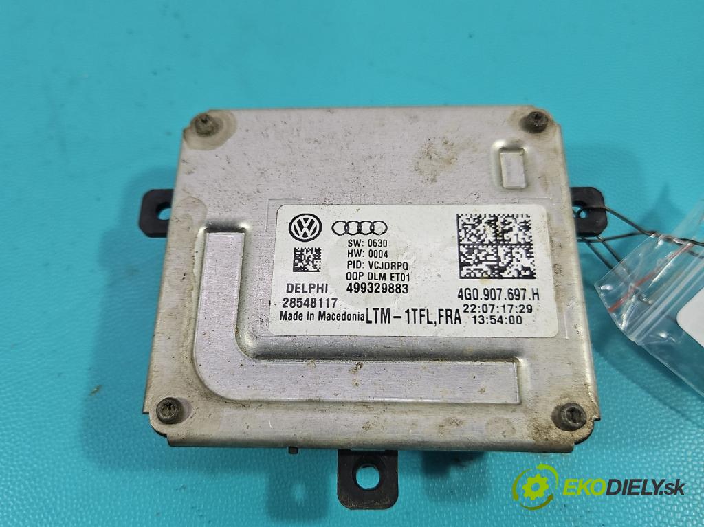 Vw Passat B8 2014 - 1.4 tsi 125 HP manual 92 kW 1395 cm3 4- střídač: xenon 4G0907697H (Riadiaca jednotka xenónu)
