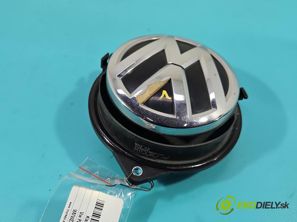 Vw Passat B8 2014 - 1.4 tsi 125 hp manual 92 kW 1395 cm3 4- klika kufrových dveří zadní 3G5827469F