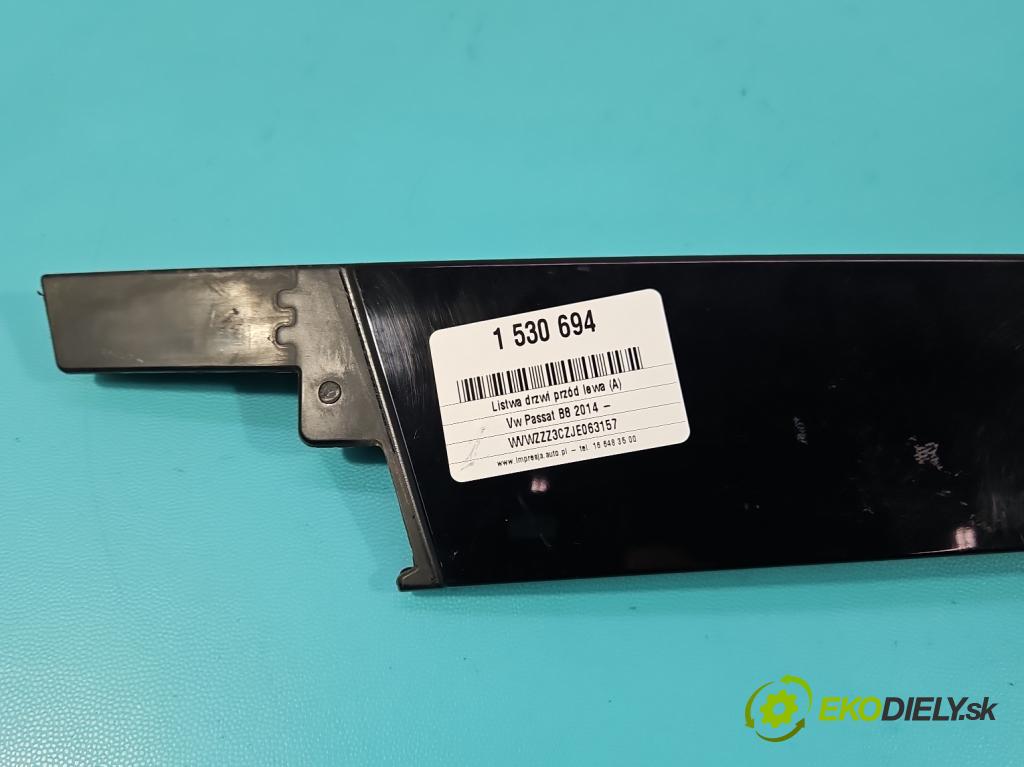 Vw Passat B8 2014 - 1.4 tsi 125 HP manual 92 kW 1395 cm3 4- lišta dvere predné ľavé 3G0837901AB