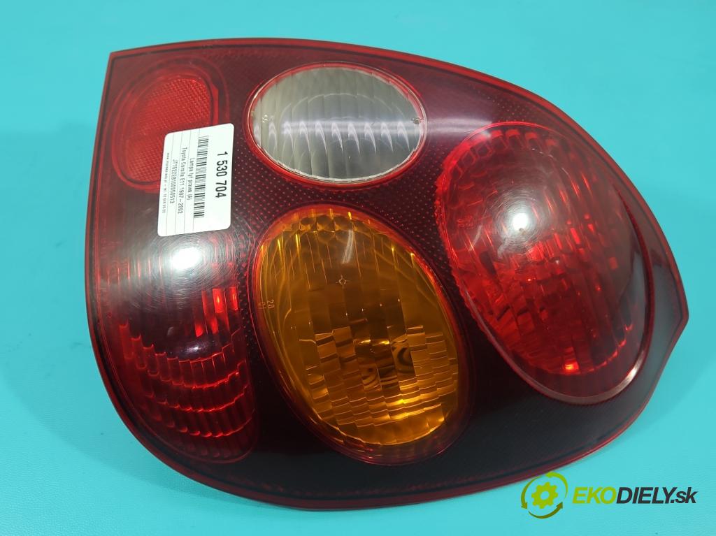 Toyota Corolla E11 1997-2002 1.4 vvti 97KM manual 71 kW 1398 cm3 3- svetlo / reflektor zadné pravé  (Kľučka dverí ostatné)