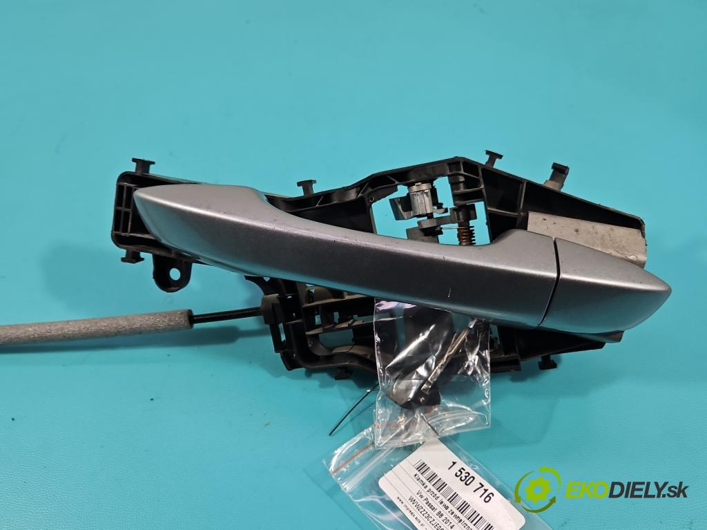 Vw Passat B8 2014 - 1.4 tsi 125 HP manual 92 kW 1395 cm3 4- rukoväť predné ľavé mimo: 517837811H (Kľučka dverí vonkajšia predná ľavá)