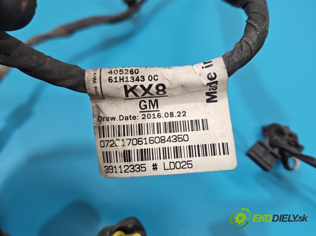 Opel Astra V  2015-2022 1.4 T 125 HP manual 92 kW 1399 cm3 5- Zväzok: nárazník predné 39112335