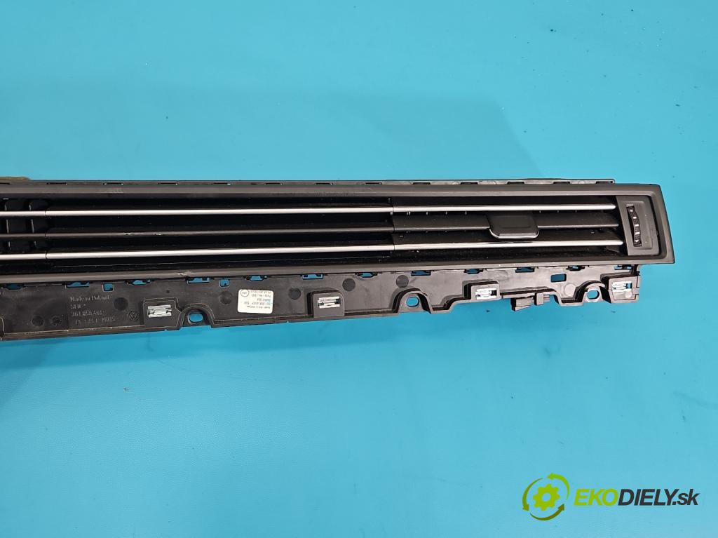 Vw Passat B8 2014 - 1.4 tsi 125 HP manual 92 kW 1395 cm3 4- Mřížka: kúrenia stredová 3G1858416 (Mriežka kúrenia (fukár))