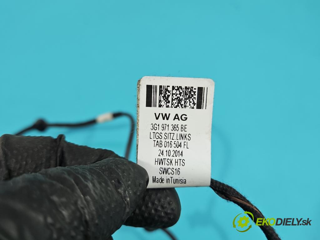 Vw Passat B8 2014 - 1.4 tsi 125 hp manual 92 kW 1395 cm3 4- Balíček: 3G1971365BE