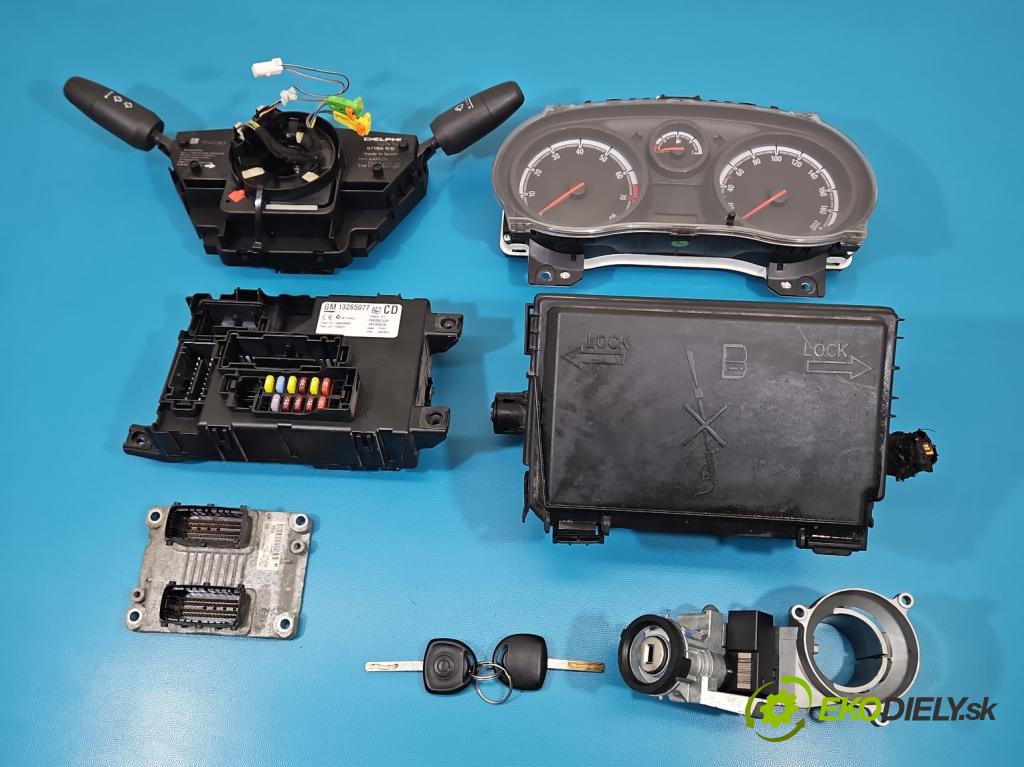 Opel Corsa D 2006-2014 1.0 12V 60 HP manual 44 kW 998 cm3 3- riadiaca jednotka motora 0261208939