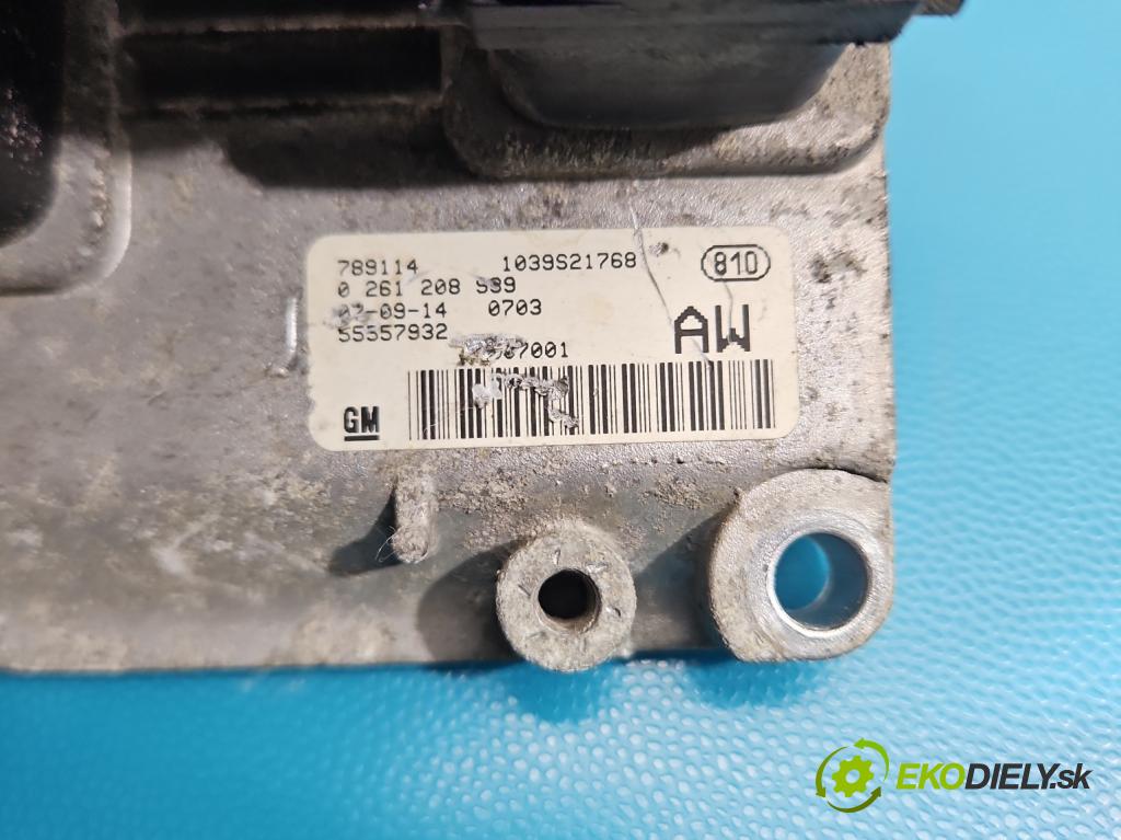 Opel Corsa D 2006-2014 1.0 12V 60 HP manual 44 kW 998 cm3 3- riadiaca jednotka motora 0261208939