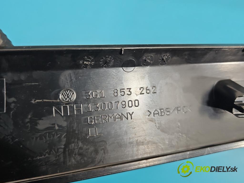 Vw Passat B8 2014 - 1.4 tsi 125 HP manual 92 kW 1395 cm3 4- lišta ozdobná vnitŕní: 3G1858366