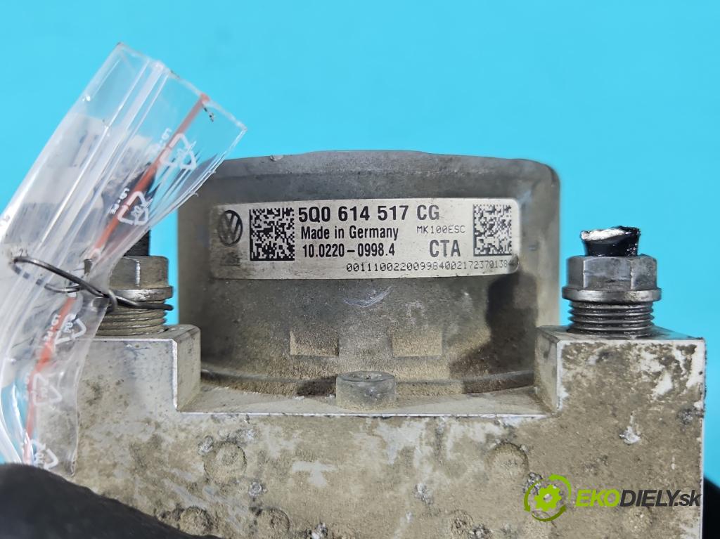 Vw Passat B8 2014 - 1.4 tsi 125 HP manual 92 kW 1395 cm3 4- čerpadlo abs 5Q0614517CG (Pumpa ABS)