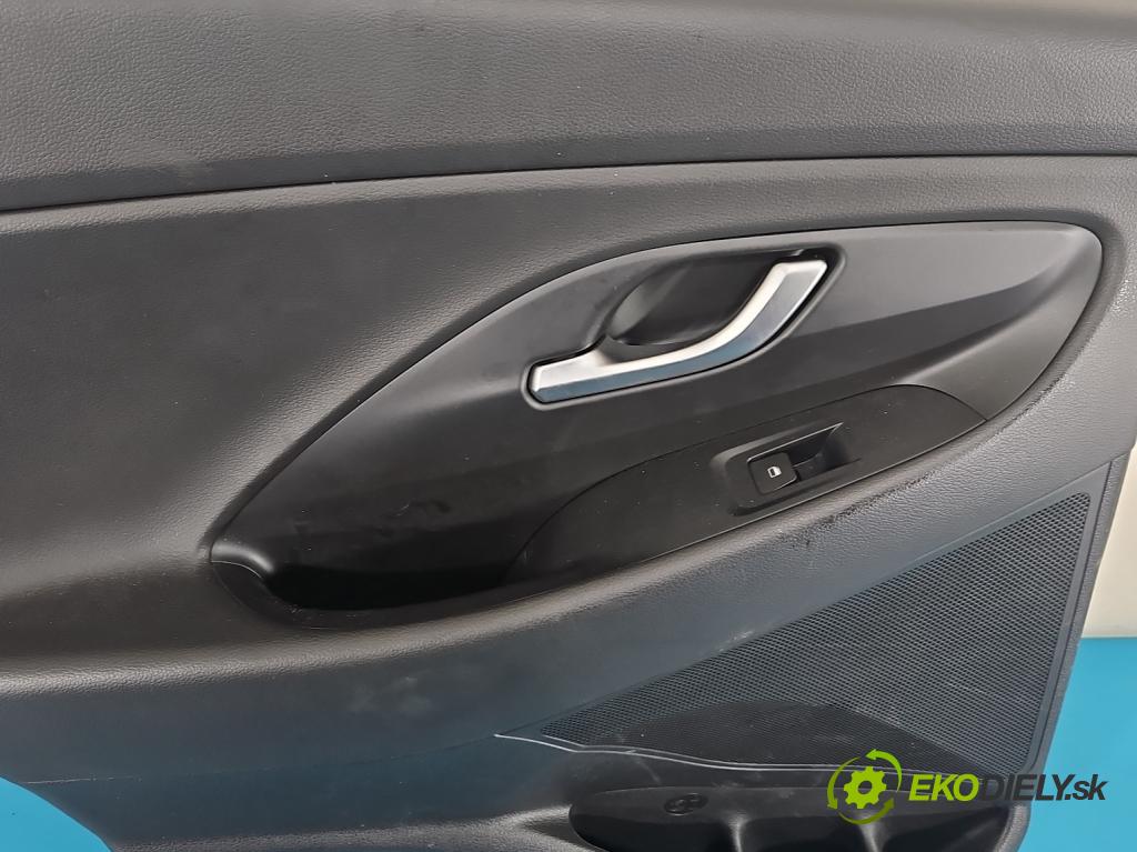 Hyundai I30 III 2016- 1.5 DPI 16V 110 HP manual 80.9 kW 1498 cm3 5- Čalounictví: dvere zadné ľavé 83301-G4110
