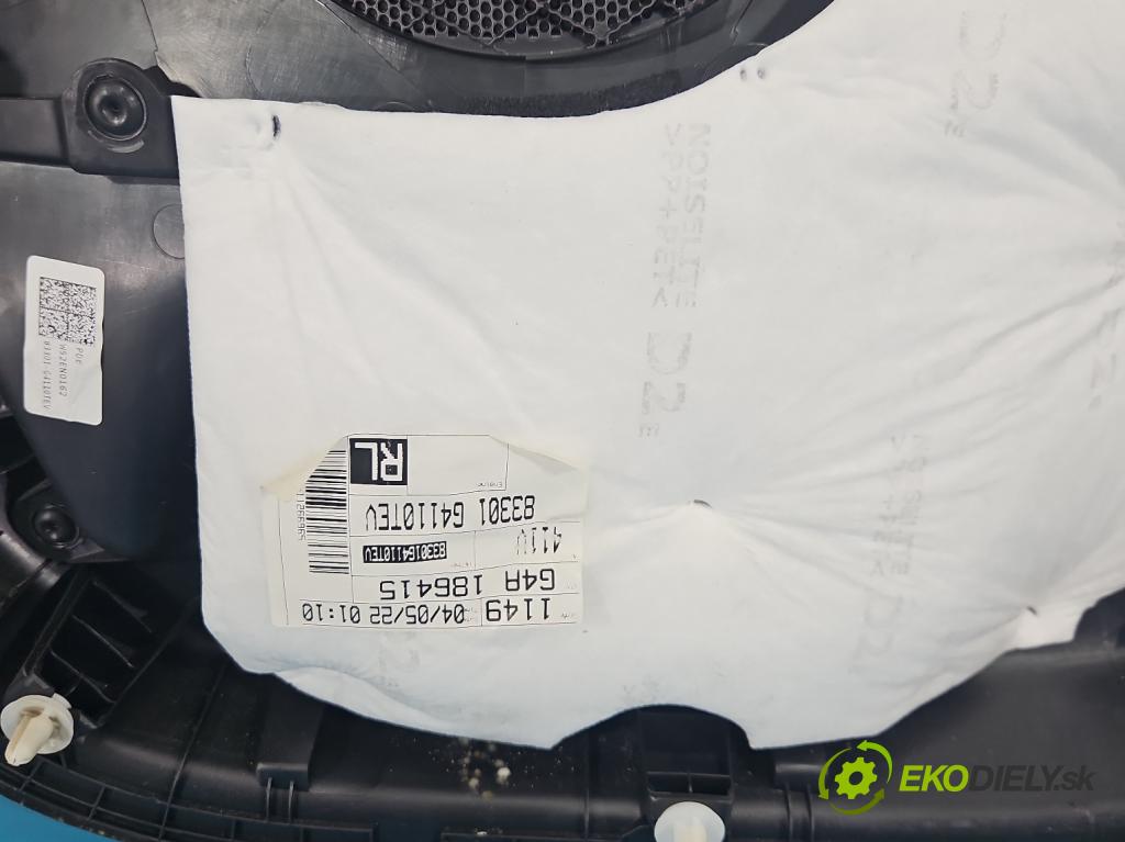 Hyundai I30 III 2016- 1.5 DPI 16V 110 HP manual 80.9 kW 1498 cm3 5- Čalounictví: dvere zadné ľavé 83301-G4110