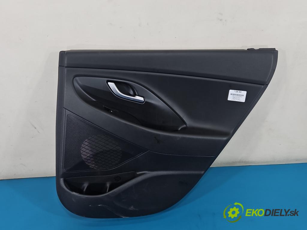 Hyundai I30 III 2016- 1.5 DPI 16V 110 HP manual 80.9 kW 1498 cm3 5- Čalounictví: dvere zadné pravé 83302-G4110