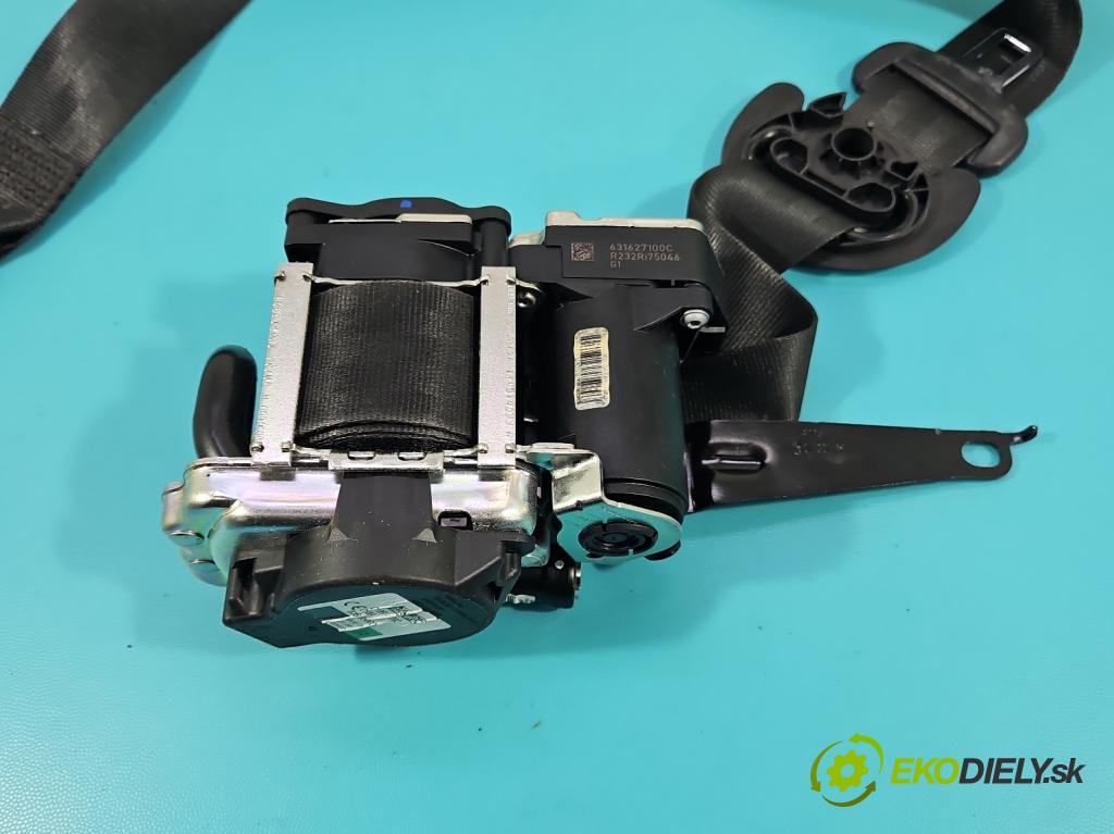 Vw Passat B8 2014 - 1.4 tsi 125 HP manual 92 kW 1395 cm3 4- pas bezpečnosť: predné pravý 631627100C