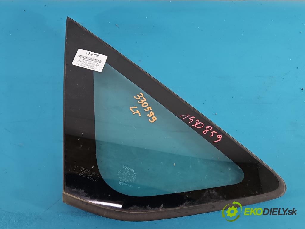 Toyota Prius II XW20 2003-2009 1.5b: 77 HP automatic 57 kW 1497 cm3 5- sklo zadné ľavé 