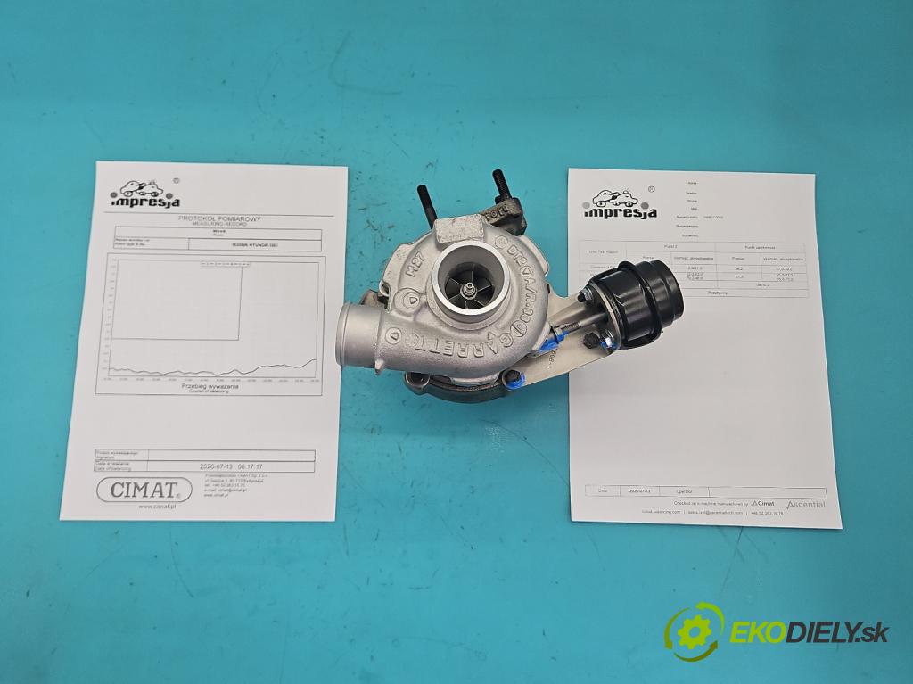 Hyundai I30 I 2007-2012 1.6 crdi 115 hp manual 84.6 kW 1582 cm3 5- Turbodmychadlo repasováno 740611-2
