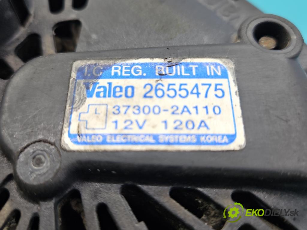 Hyundai I30 I 2007-2012 1.6 crdi 115 HP manual 84.6 kW 1582 cm3 5- Alternator 2655475 (Alternátor)