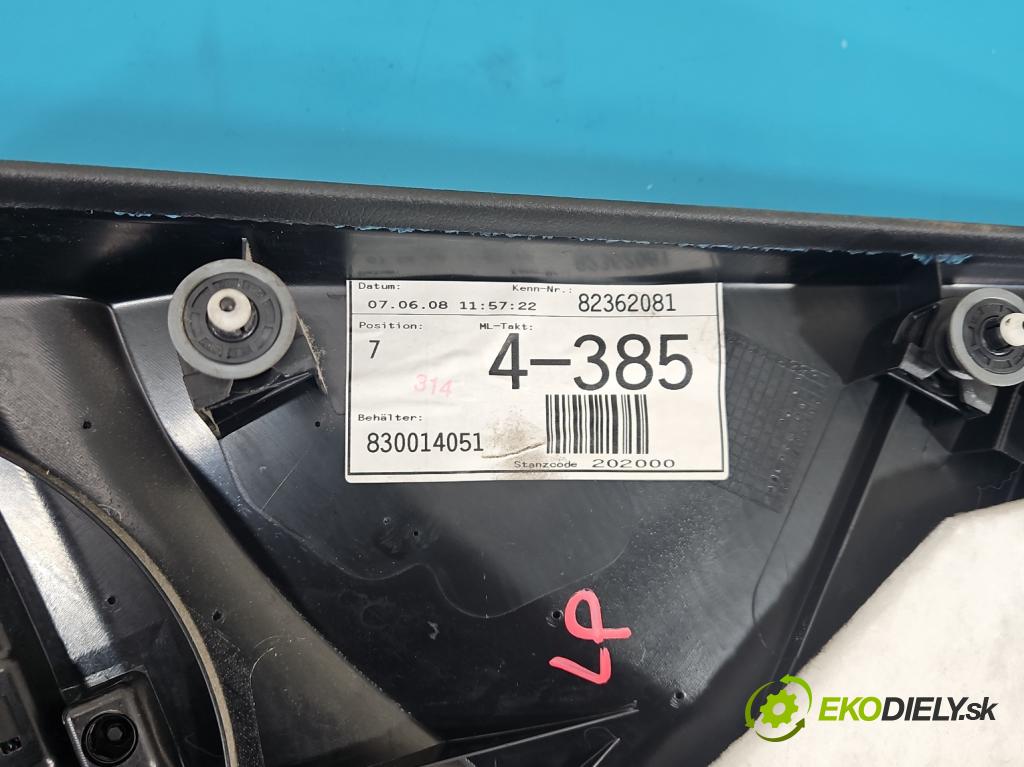 Audi A4 B8 2007-2015 2.0 TDI (CAGA) 143 HP manual 105 kW 1968 cm3 5- Čalounictví: dvere predné ľavé