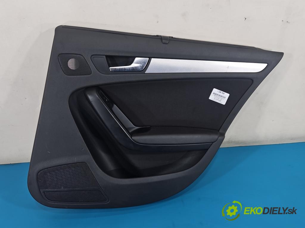 Audi A4 B8 2007-2015 2.0 TDI (CAGA) 143 HP manual 105 kW 1968 cm3 5- Čalounictví: dvere zadné pravé 8K9861334