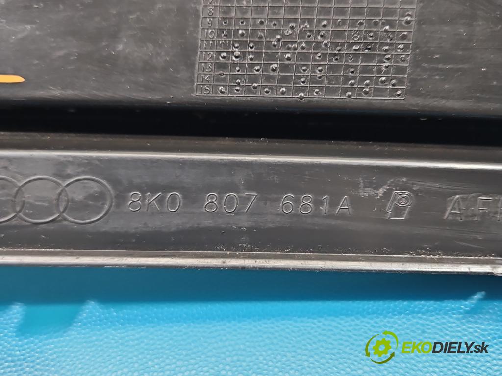Audi A4 B8 2007-2015 2.0 TDI (CAGA) 143 hp manual 105 kW 1968 cm3 5- Zaślepka: mřížka: nárazníku levé 8K0807681A