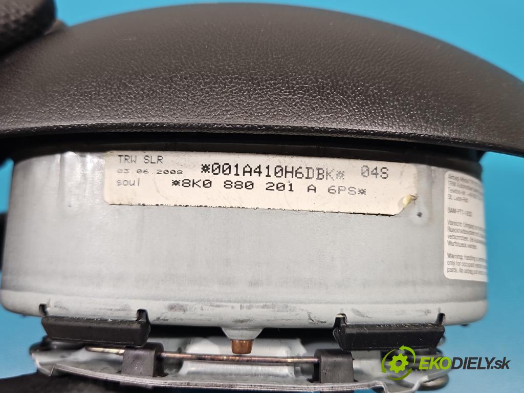 Audi A4 B8 2007-2015 2.0 TDI (CAGA) 143 HP manual 105 kW 1968 cm3 5- airbag vzduch: Řidiči: 8K0880201A (Airbag)