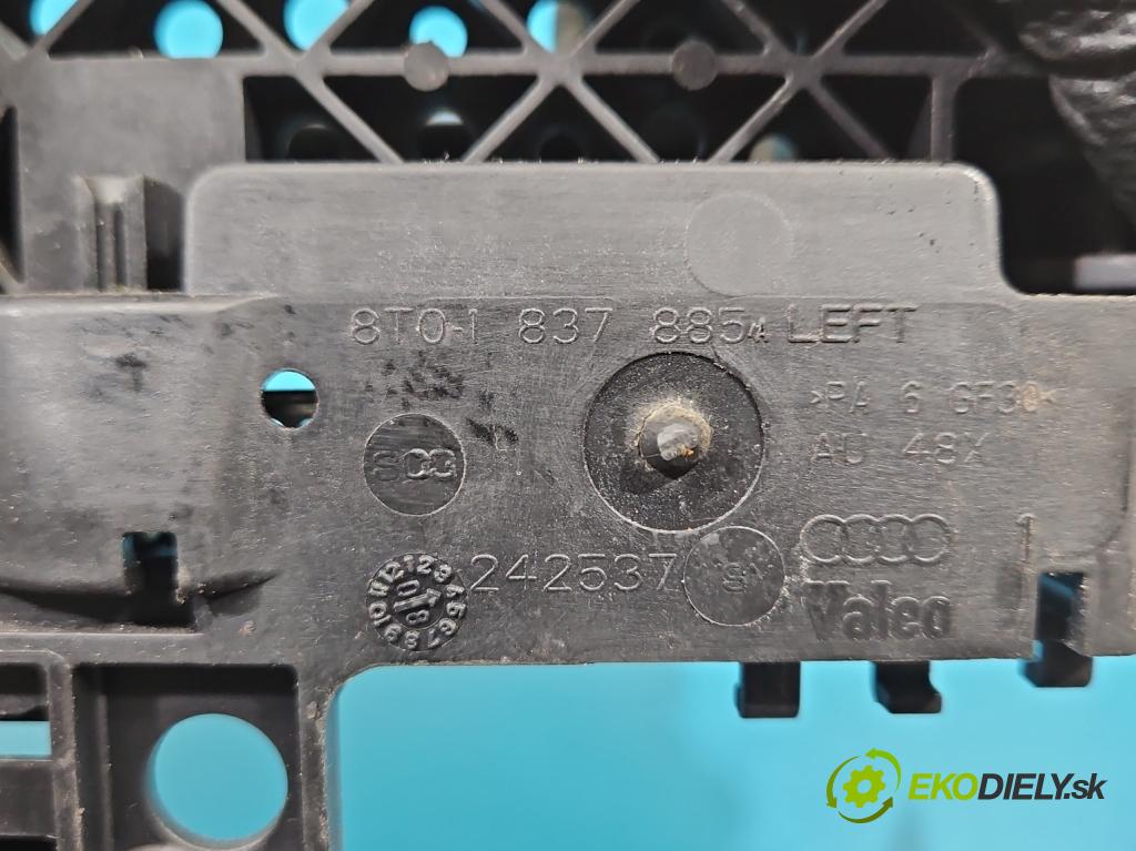 Audi A4 B8 2007-2015 2.0 TDI (CAGA) 143 HP manual 105 kW 1968 cm3 5- rukoväť predné ľavé mimo: 8T0837885A (Kľučka dverí vonkajšia predná ľavá)