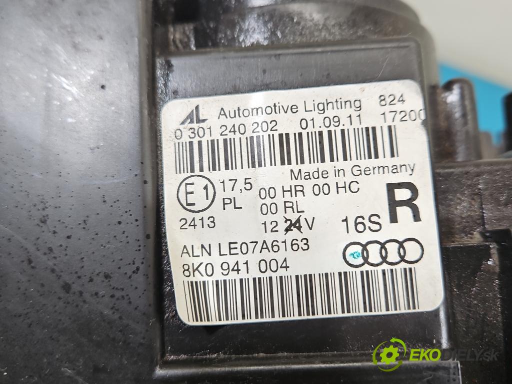 Audi A4 B8 2007-2015 2.0 TDI (CAGA) 143 HP manual 105 kW 1968 cm3 5- Reflektor: pravý 0301240202 (Svetlo predné pravé)