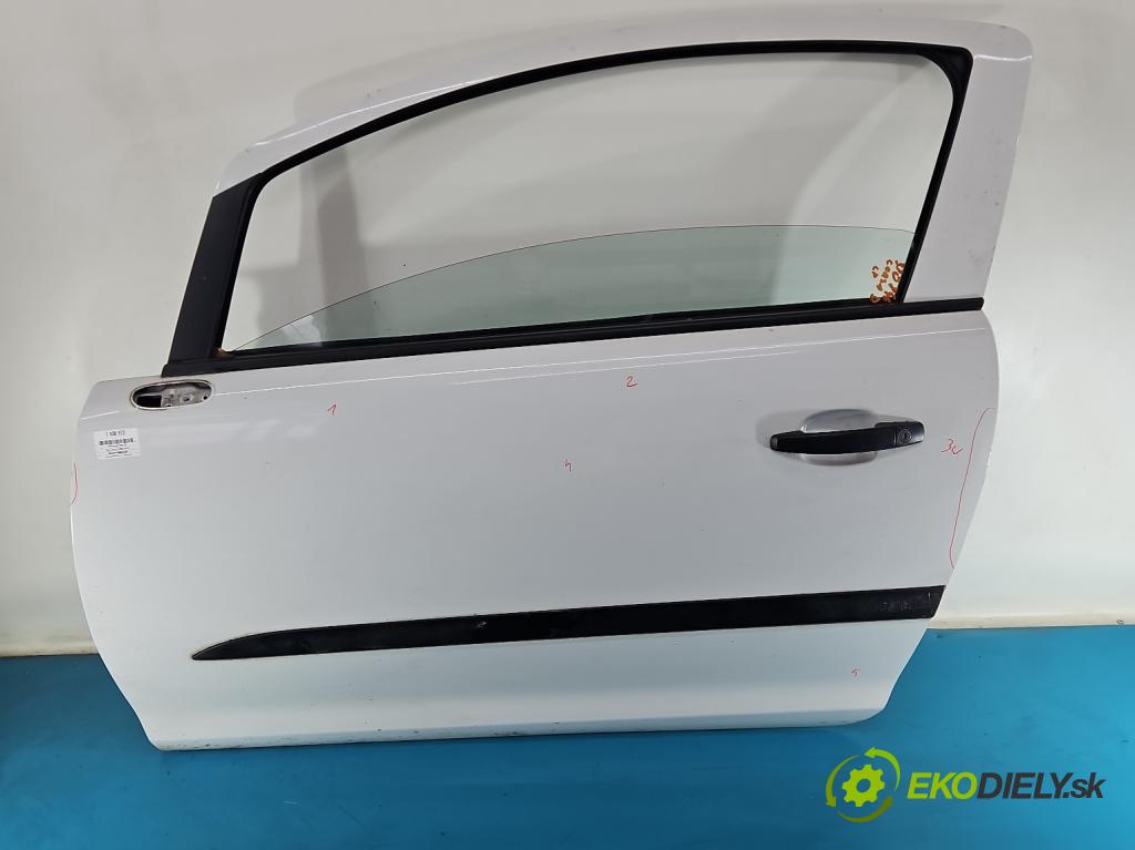 Opel Corsa D 2006-2014 1.0 12V 60 HP manual 44 kW 998 cm3 3- dvere predné ľavé  (Kľučka dverí ostatné)