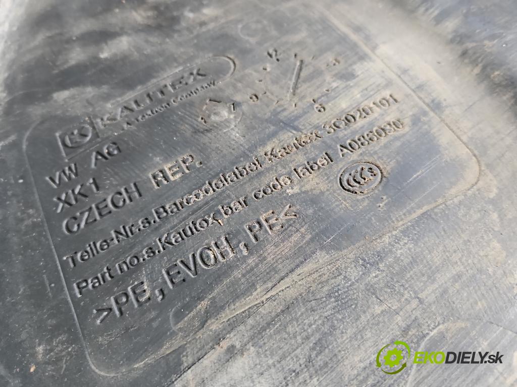 Vw Passat B8 2014 - 1.4 tsi 125 HP manual 92 kW 1395 cm3 4- Nádrž: palivo 3Q0201021FE (Palivová nádrž)