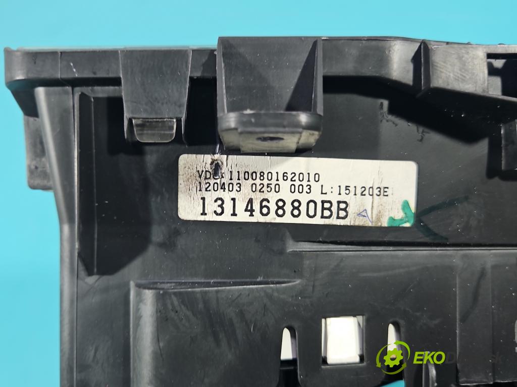 Opel Meriva A 2002-2010 1.6 16v 101 HP manual 74 kW 1598 cm3 5- riadiaca jednotka motora 12214830