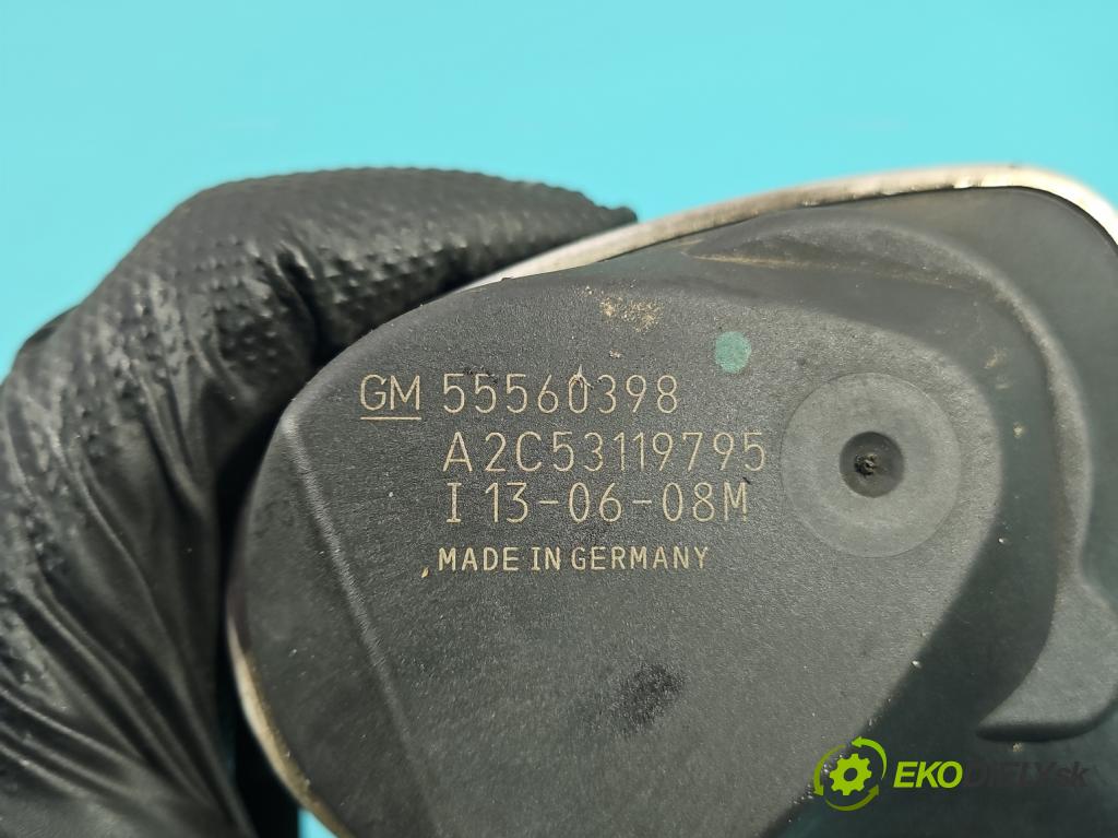 Opel Astra III 2004-2014 1.6 16V 116 HP manual 85 kW 1598 cm3 5- klapka 55560398 (Škrtiaca klapka)