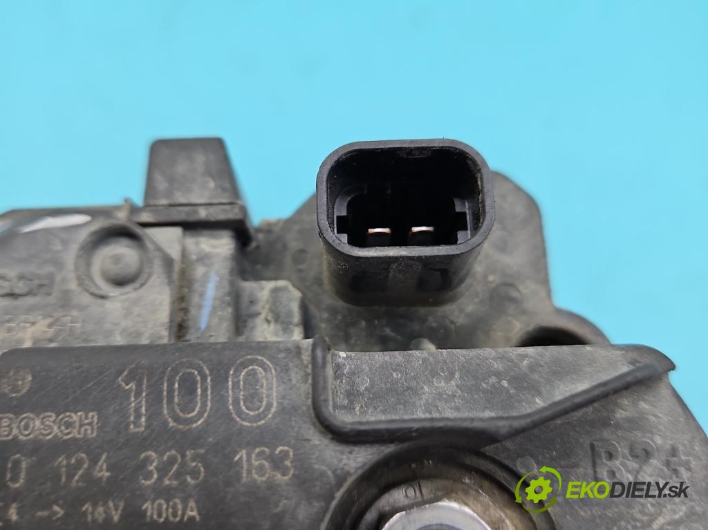 Opel Astra III 2004-2014 1.6 16V 116 HP manual 85 kW 1598 cm3 5- Alternator 0124325163 (Alternátor)