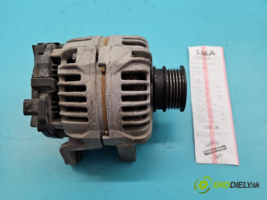 Opel Astra III 2004-2014 1.6 16V 116 HP manual 85 kW 1598 cm3 5- Alternator 0124325163 (Alternátor)