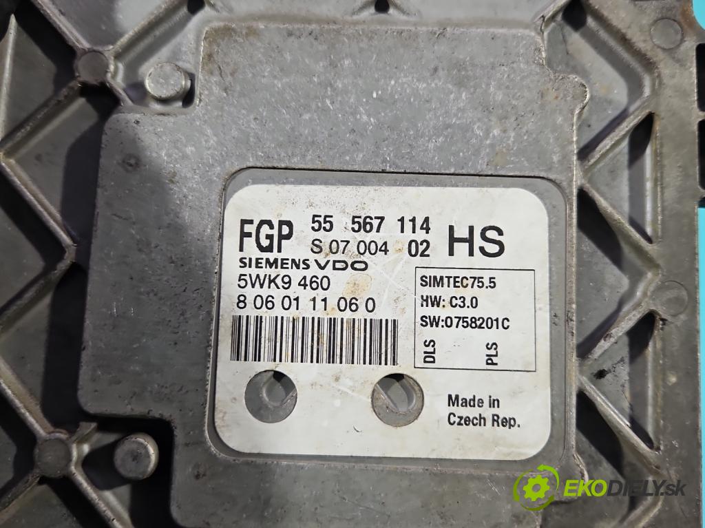 Opel Astra III 2004-2014 1.6 16V 116 HP manual 85 kW 1598 cm3 5- riadiaca jednotka motora 55567114