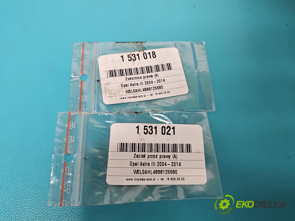Opel Astra III 2004-2014 1.6 16V 116 HP manual 85 kW 1598 cm3 5- náboj pravé  (Náboj kolesa)